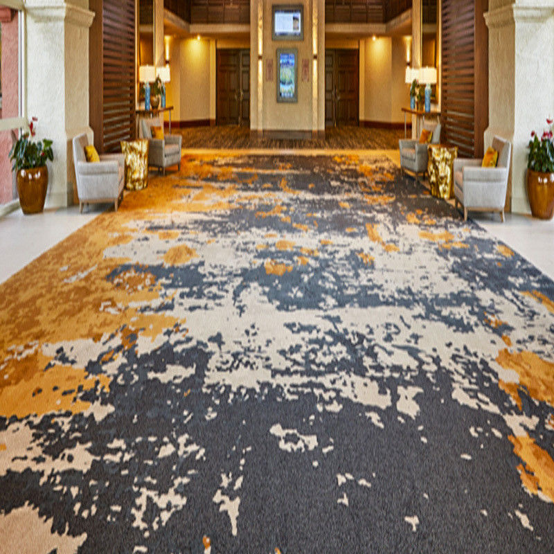 Banketzaal PET VRIENDLIK Custom Logo Naam Kwaliteit PP Hotelkamer tapijttegels Print