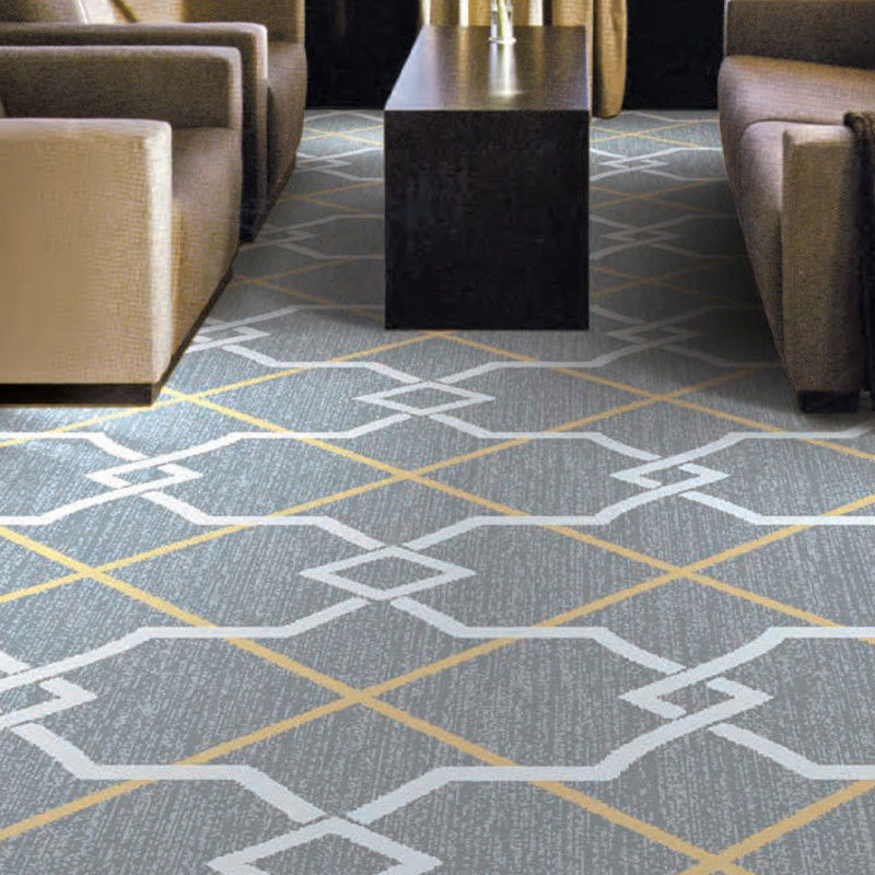 Medium Pile Wall to Wall Nylon Printing Carpet voor commerciële plaatsen en woningen