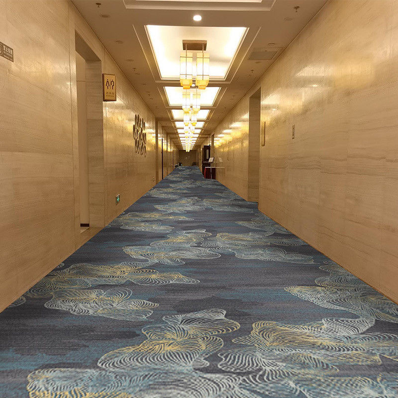 Axminster Wol Nylon Machine-Made Wall Wall Carpet Custom Pattern voor hotelkamer in hotels