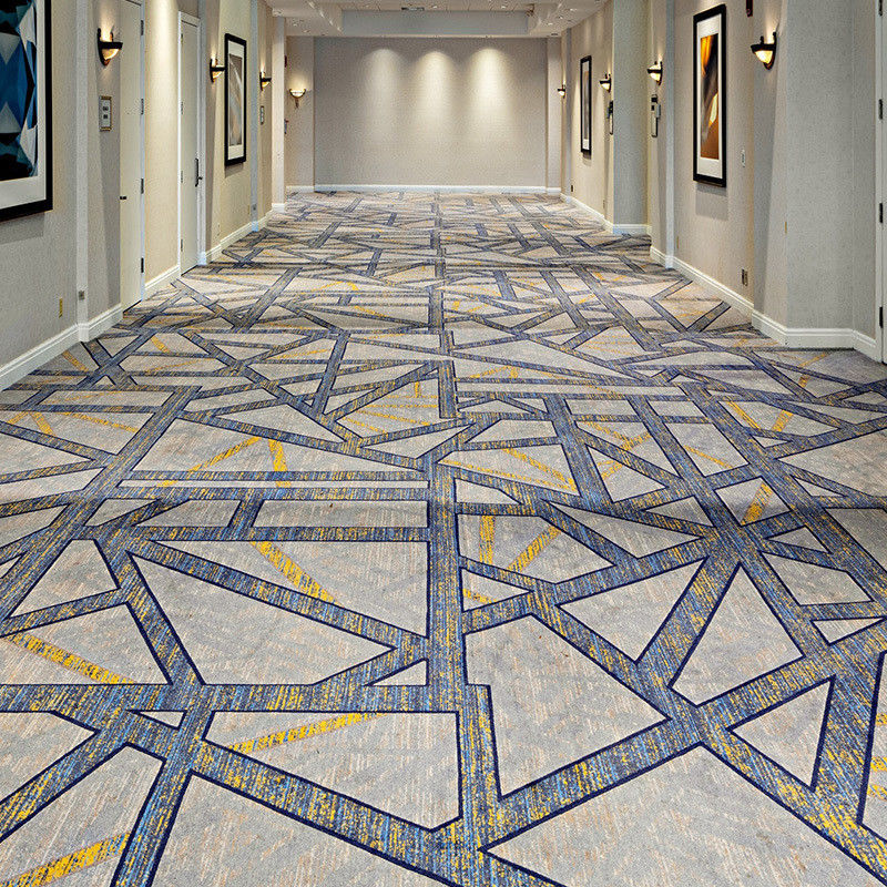 5 sterren hotel tapijt voor thuis roll fancy goud blauw gedrukt brandwerend banketkamer trouwzaal theater